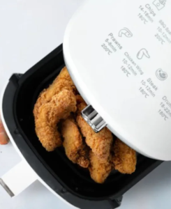 Nugget ayam crispy hasil memasak menggunakan Air Fryer Advance ADF-24A.
